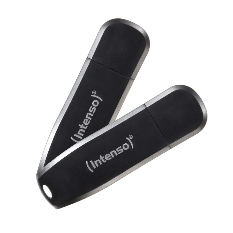 Intenso Speed Line - 2X 64 Go - Clé USB 3.2 Gen 1x1, Noir Intenso Speed Line - 2X 64 Go - Clé USB 3.2 Gen 1x1, Noir