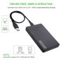 Cablecc - Boîtier de disque dur externe - USB-C vers SATA SSD HDD 2,5 pouces - Pour ordinateur portable et PC Cablecc - Boîtier de disque dur externe - USB-C vers SATA SSD HDD 2,5 pouces - Pour ordinateur portable et PC