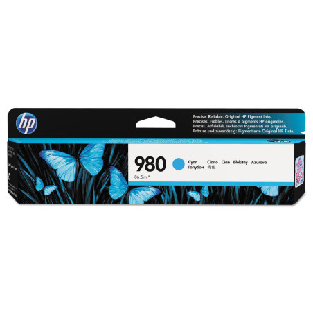 HP 980 Toner Cyan authentique (D8J07A)