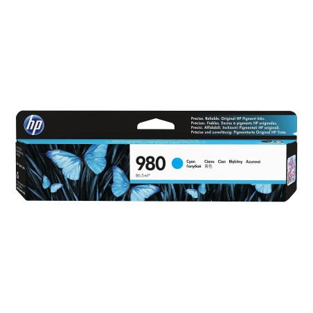 HP 980 Toner Cyan authentique (D8J07A)