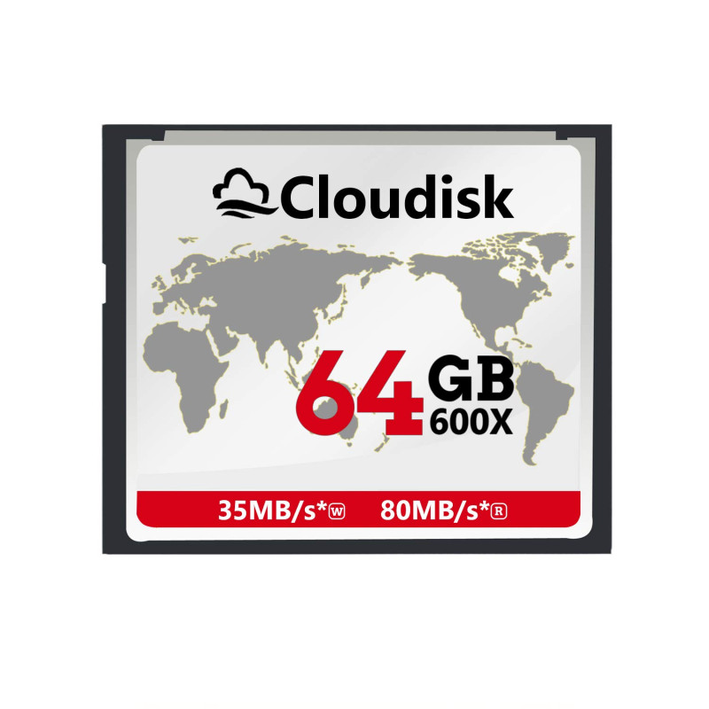 Cloudisk CompactFlash CF 2.0 pour Appareil Photo Reflex numérique, Appareil Photo numérique Vintage et équipement Industriel (64 Cloudisk CompactFlash CF 2.0 pour Appareil Photo Reflex numérique, Appareil Photo numérique Vintage et équipement Industriel (64