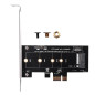 Gokelomg Cartes supplémentaires PCIE vers M2 PCI Express 3.0 X1 vers NVME SSD Prise en charge pour SSD M2 PCIE Raiser 2230 2242 Gokelomg Cartes supplémentaires PCIE vers M2 PCI Express 3.0 X1 vers NVME SSD Prise en charge pour SSD M2 PCIE Raiser 2230 2242