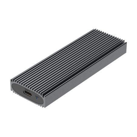 AISENS - ASM2-023GR - Boîtier Externe pour M.2 SSD NVME A USB3.2 GEN2, Gris