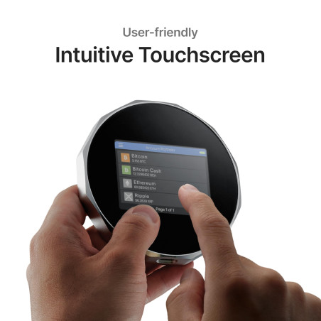 SecuX V20 - Le Portefeuille matériel cryptographique Le Plus sécurisé avec Bluetooth - Grand écran Tactile - Gérez Facilement Vo