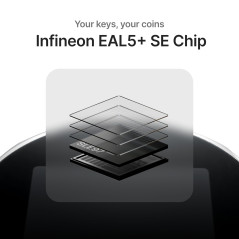 SecuX V20 - Le Portefeuille matériel cryptographique Le Plus sécurisé avec Bluetooth - Grand écran Tactile - Gérez Facilement Vo