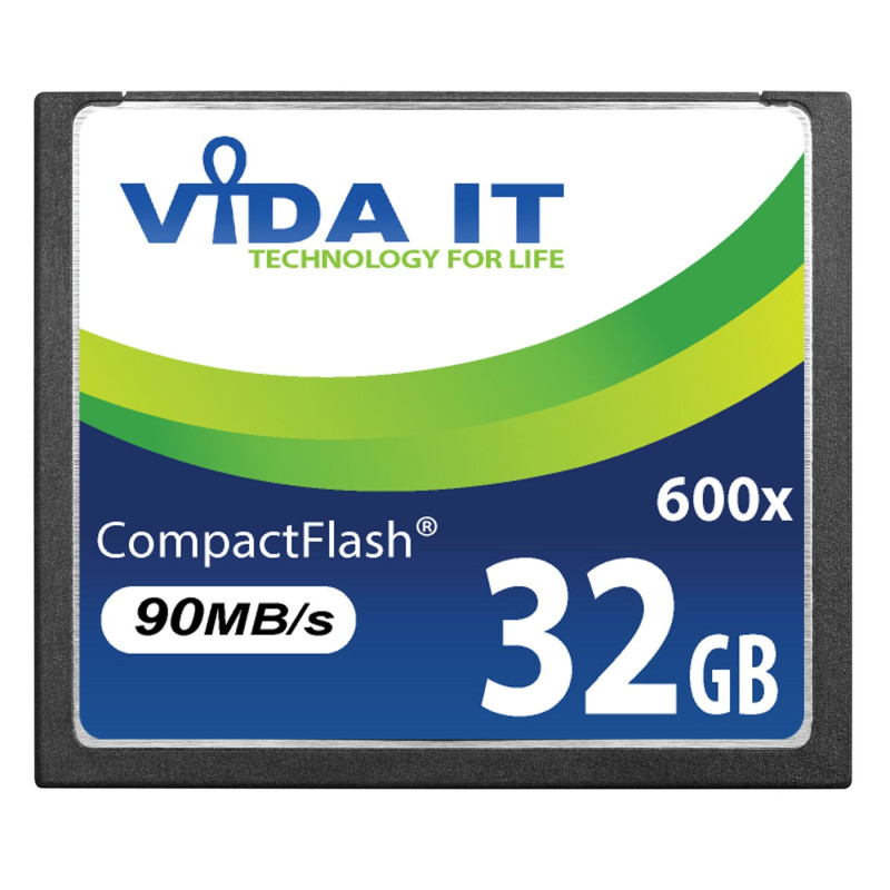 Vida IT 32Go Carte Mémoire CF Compact Flash 32 Go 600x 90 Mo/s pour Canon EOS 10D 20D 20Da EOS 300D EOS 30D 350D EOS 400D 40D EO Vida IT 32Go Carte Mémoire CF Compact Flash 32 Go 600x 90 Mo/s pour Canon EOS 10D 20D 20Da EOS 300D EOS 30D 350D EOS 400D 40D EO