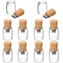 10 Drift Bouteille mignon 8 GO USB Flash Drive Mémoire Stick U-Disk pouce du Bâton de rangement cadeau de Noël 8 Go vert
