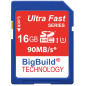 BigBuild Technology Carte mémoire SD SDHC pour Appareil Photo Canon PowerShot SX500 is 16 Go BigBuild Technology Carte mémoire SD SDHC pour Appareil Photo Canon PowerShot SX500 is 16 Go