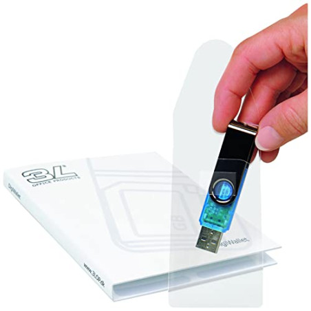 3L SELF ADH USB POCKETS WITH WALLET CLR