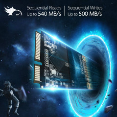 KINGDATA Disque SSD Msata 512Go Interne Disque Dur Haute Performance pour Ordinateur Portable SATA III 6Gb / s Le Bureau(MSATA,5