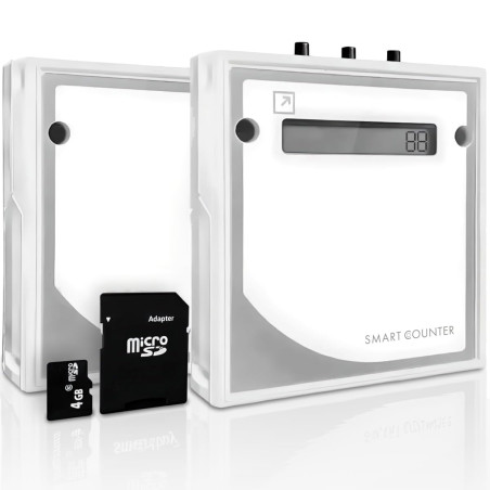 Compteur de personnes Smart Data-stocke sur 180 jours-Comptages Nombre de passages de visiteurs par jours et heures-Compteur de