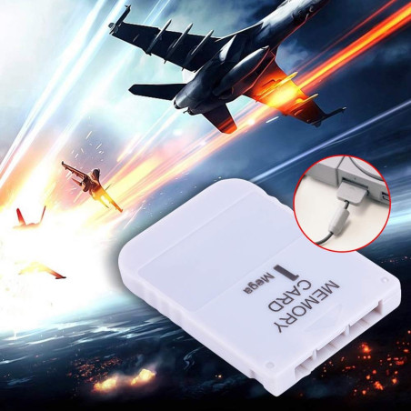 Carte mémoire pour, Carte mémoire 1 Mo, Carte mémoire Portable pour Jeu