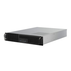 SilverStone Technology RM23-502, Châssis de Serveur de Stockage Industriel ATX rackable Double Baie de Disque 5,25 Pouces 2U ave