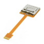 CY Kit pour carte mémoire micro SD TF mâle vers femelle avec câble de rallonge FPC plat souple de 10 cm CY Kit pour carte mémoire micro SD TF mâle vers femelle avec câble de rallonge FPC plat souple de 10 cm