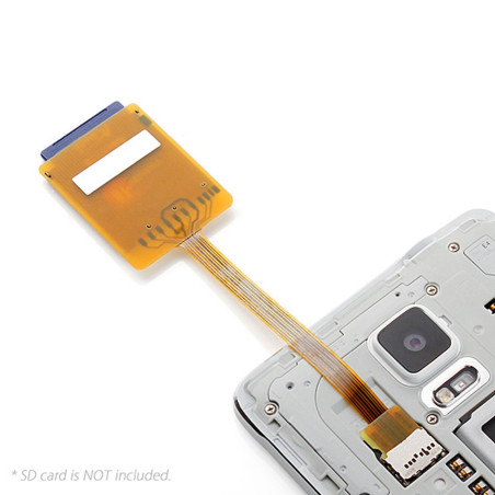 CY Kit pour carte mémoire micro SD TF mâle vers femelle avec câble de rallonge FPC plat souple de 10 cm