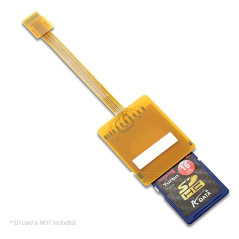 CY Kit pour carte mémoire micro SD TF mâle vers femelle avec câble de rallonge FPC plat souple de 10 cm