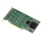 KALEA-INFORMATIQUE Carte contrôleur M2 PCIe x16 pour 4 SSD M.2 NVMe M Key avec Chipset PLX PEX 8747-32GB pour Chaque SSD, 128G a KALEA-INFORMATIQUE Carte contrôleur M2 PCIe x16 pour 4 SSD M.2 NVMe M Key avec Chipset PLX PEX 8747-32GB pour Chaque SSD, 128G a