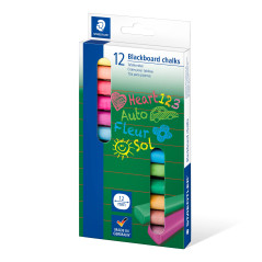 Staedtler 2360 - Etui Carton 12 Craies Assorties Pr Ardoises Et Tableaux Noirs