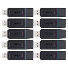 Kingston DataTraveler Exodia Lot de 10 lecteurs Flash 64 Go DTX/64 Go