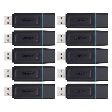 Kingston DataTraveler Exodia Lot de 10 lecteurs Flash 64 Go DTX/64 Go