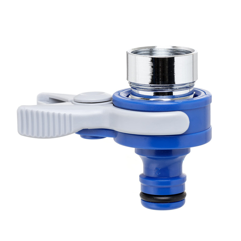 TATAY Adaptateur universel Top Line pour robinet d'intérieur, filetage externe 24 mm, filetage interne 22 mm, connecteur univers TATAY Adaptateur universel Top Line pour robinet d'intérieur, filetage externe 24 mm, filetage interne 22 mm, connecteur univers