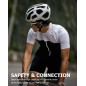 SANOTO Casque Conduction Osseuse Open Ear Bluetooth sans Fil Sport IPX7 Waterproof and Sweatproof Écouteur Osseux Adapté à la Co