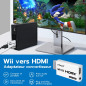 Mcbazel Wii to HDMI Converter, Convertisseur HDMI Wii Adaptateur Vidéo Full HD 1080P avec Audio 3,5 mm Mcbazel Wii to HDMI Converter, Convertisseur HDMI Wii Adaptateur Vidéo Full HD 1080P avec Audio 3,5 mm