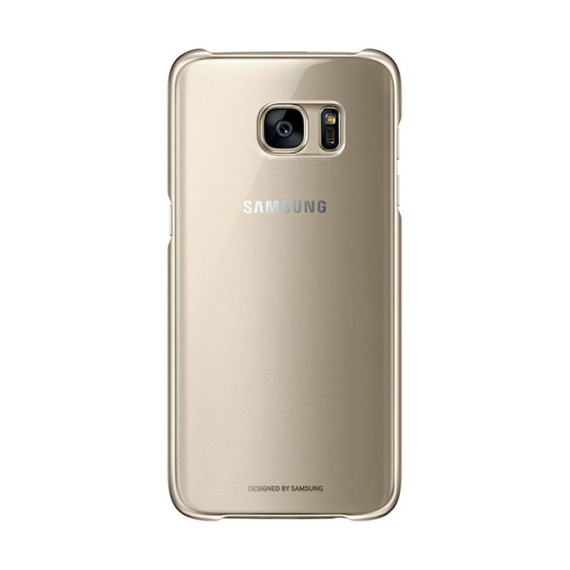 Samsung Coque pour Samsung Galaxy S7 Edge Transparent avec coins en métal Samsung Coque pour Samsung Galaxy S7 Edge Transparent avec coins en métal