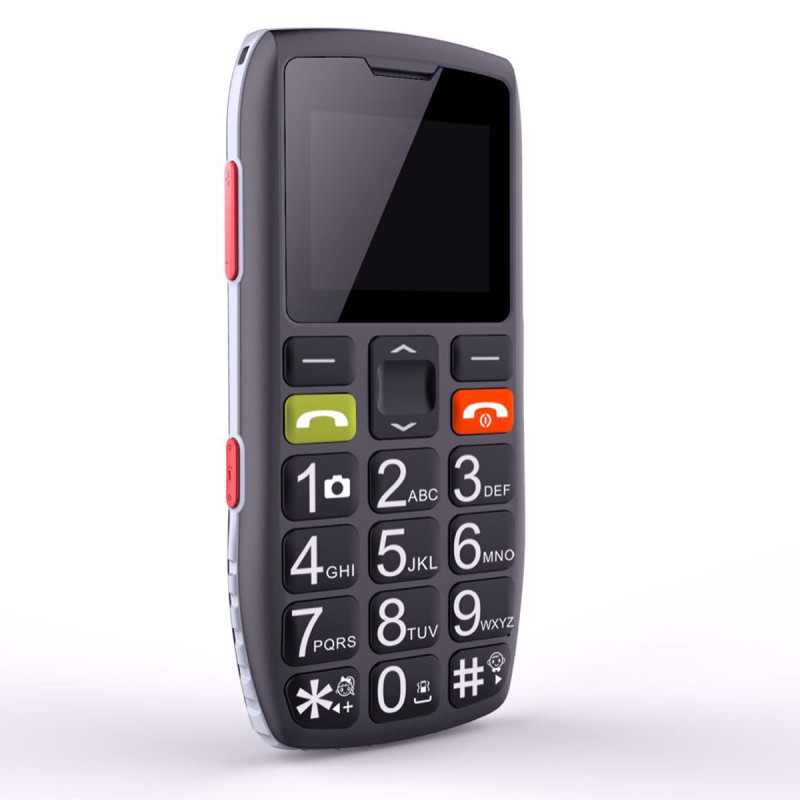 artfone Téléphone Portable Senior Débloqué avec Grandes Touches, Bouton SOS, C1 Senior, Caméra VGA, Radio FM, Haut-Parleur de Bo