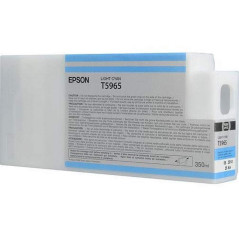 Epson T5965 C13T596500 - Cartouche d'encre d'origine - Cyan Clair (Light Cyan) pour Stylus Pro - 350ml