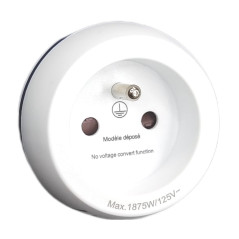 Adaptateur De Voyage France Vers États-Unis / USA - Gamme Bulle- BB0166 - LTE Design - Leach Travel Europe