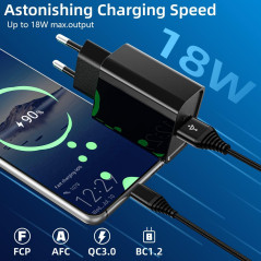 Chargeur pour Samsung A41 A21S S21 Plus Ultra A40 A20E A20,Galaxy A3 A5 2017,A8 A9 2018,Nokia 6.1 7.1 6.2 7.2 8.2 8.3 8.1 5.3,5.