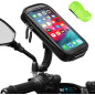 ENONEO Support Telephone Moto étanche Rotation à 360° Support Smartphone Moto Scooter avec Habillage Pluie Porte Téléphone pour ENONEO Support Telephone Moto étanche Rotation à 360° Support Smartphone Moto Scooter avec Habillage Pluie Porte Téléphone pour
