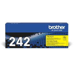 Brother Toner TN-242Y jaune (ca. 1400 Pages) - s'adapte DCP-9022CDW, HL-3142CW, HL-3152CDW, HL-3172C
