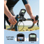 LUROON Support Téléphone Vélo Moto Scooter, Universel Ecran Tactile Etanche Rotation à 360 VTT Support Guidon Housse De Téléphon LUROON Support Téléphone Vélo Moto Scooter, Universel Ecran Tactile Etanche Rotation à 360 VTT Support Guidon Housse De Téléphon