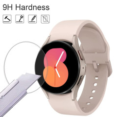 4 Pièce Protection D'écran Compatible pour Samsung Galaxy Watch 5/4 40mm,Protecteur D'écran Verre Trempé pour Samsung Galaxy Wat