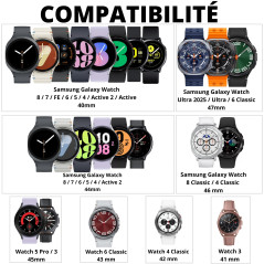 Chargeur Compatible avec Samsung Galaxy Watch 8/8 Classic/Ultra 2025/FE/ULTRA/7/6/5 pro/5/4/4 classic/3/Active 2/Active - Cable