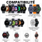 Chargeur Compatible avec Samsung Galaxy Watch 8/8 Classic/Ultra 2025/FE/ULTRA/7/6/5 pro/5/4/4 classic/3/Active 2/Active - Cable 
