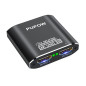 Pupow Splitter HDMI 4K, Switch HDMI Aluminium Repartiteur hdmi 1 Entrée 2 Sorties, Duplicateur Hdmi Affichage Simultané, 4K@60HZ Pupow Splitter HDMI 4K, Switch HDMI Aluminium Repartiteur hdmi 1 Entrée 2 Sorties, Duplicateur Hdmi Affichage Simultané, 4K@60HZ