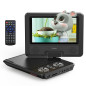 Yoton Lecteur DVD Portable Voiture 9,5" avec Écran Pivotant HD 7,5", Batterie Rechargeable 4-6h, Compatible USB/SD/Synchro TV, H Yoton Lecteur DVD Portable Voiture 9,5" avec Écran Pivotant HD 7,5", Batterie Rechargeable 4-6h, Compatible USB/SD/Synchro TV, H