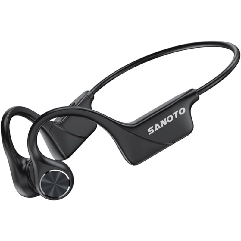 SANOTO Casque Conduction Osseuse Bluetooth Open Ear Casque Bluetooth sans Fil Sport IPX5 Étanche et Anti-poussière Conduction Os SANOTO Casque Conduction Osseuse Bluetooth Open Ear Casque Bluetooth sans Fil Sport IPX5 Étanche et Anti-poussière Conduction Os