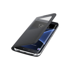 Samsung S View Etui pour Samsung Galaxy S7 Edge Noir