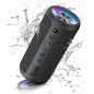 Ortizan Enceinte Bluetooth Portable sans Fils.lumière LED, IPX7 Lecture 30H, Volume Plus Fort et Basses améliorées,Durable pour Ortizan Enceinte Bluetooth Portable sans Fils.lumière LED, IPX7 Lecture 30H, Volume Plus Fort et Basses améliorées,Durable pour