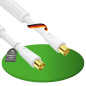 conecto Câble d'antenne Sat Câble coaxial Câble de Satellite TV 5,0m 4 Fois blindé Connecteur IEC avec ferrite, pour HDTV, récep conecto Câble d'antenne Sat Câble coaxial Câble de Satellite TV 5,0m 4 Fois blindé Connecteur IEC avec ferrite, pour HDTV, récep