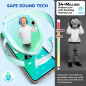 iClever Casque Audio Enfant Bluetooth sans Fil avec Microphone, Lumières LED Colorées, Volume Limité 74/85/94dB, 85 Heures de Tr iClever Casque Audio Enfant Bluetooth sans Fil avec Microphone, Lumières LED Colorées, Volume Limité 74/85/94dB, 85 Heures de Tr