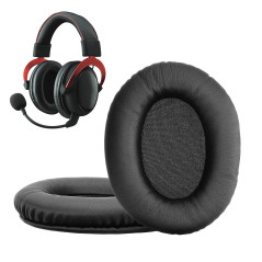 kwmobile 2X Coussinet Compatible avec Kingston HyperX Cloud II 2 / Cloud III 3 / III S / 3S Coussinet - Coussinets en Mousse pou