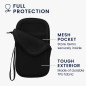 kwmobile Housse Universelle Smartphone - Pochette de Protection 16,5 x 8,9 cm pour téléphone Portable L - 6,5" en néoprène Noir