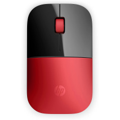 HP Z3700 - Souris Sans Fil Rouge (USB, 1200 DPI, Ambidextre)