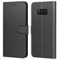Tenphone Etui Coque pour Samsung Galaxy S8, Protection Housse en Cuir PU Portefeuille,[Emplacements Cartes],[Fonction Support],[