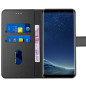 Tenphone Etui Coque pour Samsung Galaxy S8, Protection Housse en Cuir PU Portefeuille,[Emplacements Cartes],[Fonction Support],[